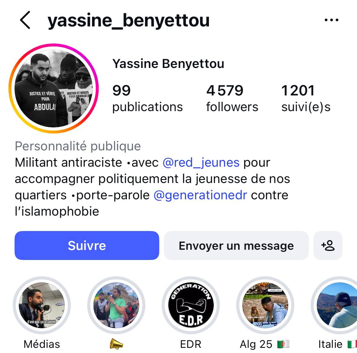 FrDesouche's tweet photo. Le "gentil" Hugues avec son ami Yassine Benyettou, ex-candidat de la France insoumise (LFI) dans les Yvelines https://t.co/Ub4I5lRlOI