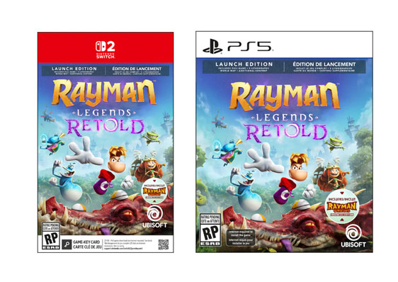 PhysicReleases's tweet photo. In this way, Ubisoft managed to irritate the owners of the two main platforms currently available... Rayman Legends Retold and its fake physical releases... https://t.co/pLvn4Ilu49