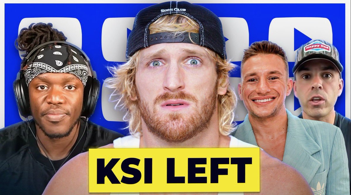 LoganPaul's tweet photo. new IMPAULSIVE podcast
Logan Paul Addresses KSI Leaving Sidemen, BRUTAL WWE Injury, SteveWillDolt &amp; NELK ENDING 😩
watch or have a falling out

https://t.co/IuxhS6I1J1 https://t.co/8dj9dZOb3z
