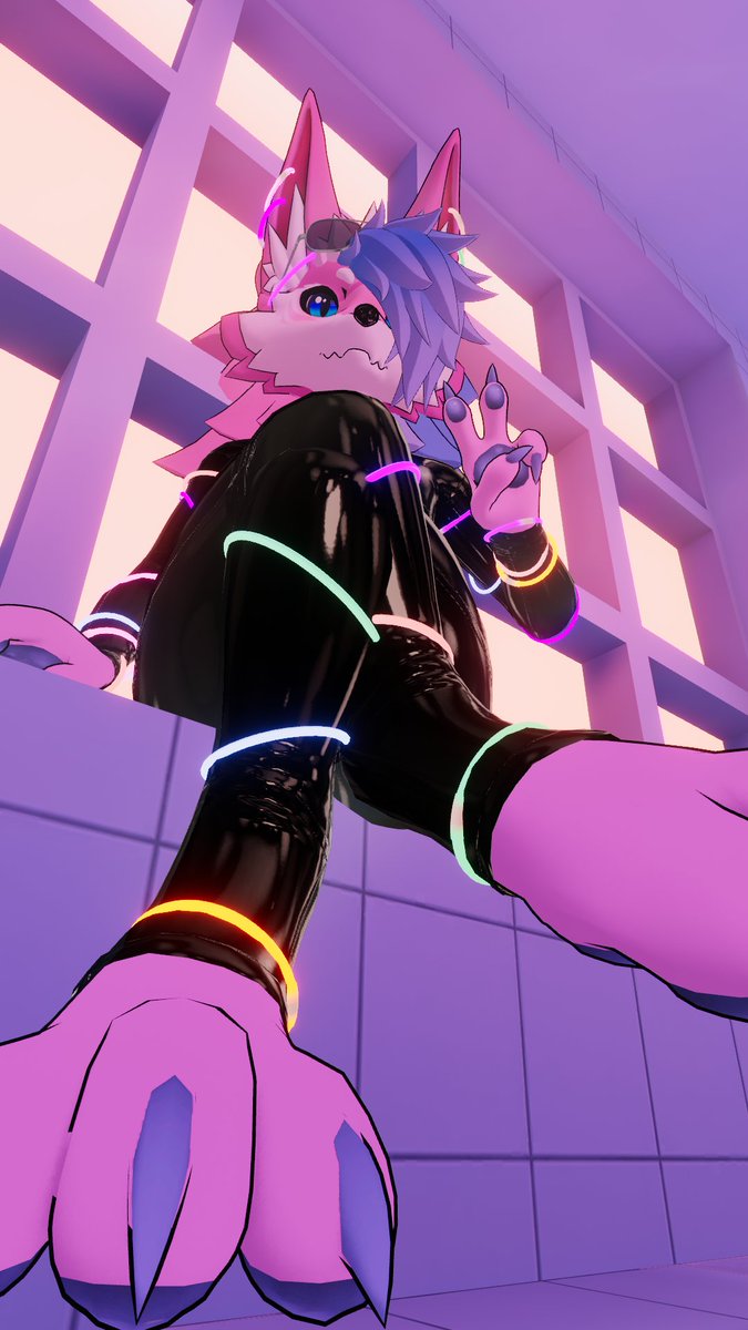 Fleurisntshiny's tweet photo. Come and join me by the windowsill <3
#latexfur #vrc #novabeast #furry #paws https://t.co/ftqKR1M3Y4