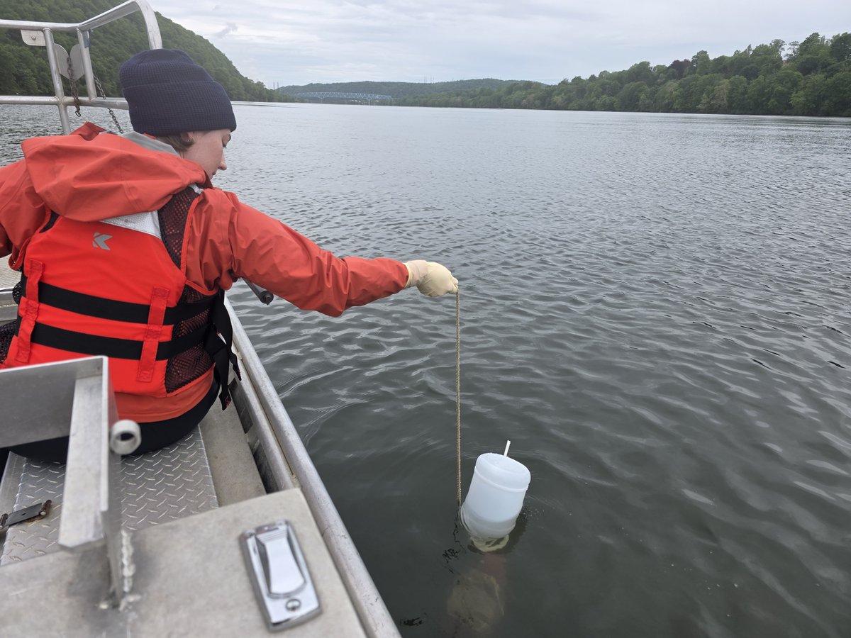 EPAregion3's tweet photo. 🌊🤝 Cooperative federalism in action! 
 
Recently, our biologists supported the @orsancochannel bimonthly water quality sampling program on the Ohio River at the Monaca monitoring station in Pennsylvania, using an EPA research boat. 🚤 
 
This program, launched in 1975, provides critical data for assessing water quality. The data collected helps our state partners in Pennsylvania identify polluted waters, track changes over time, ensure polluters follow environmental regulations and are held accountable. 🌊🔍