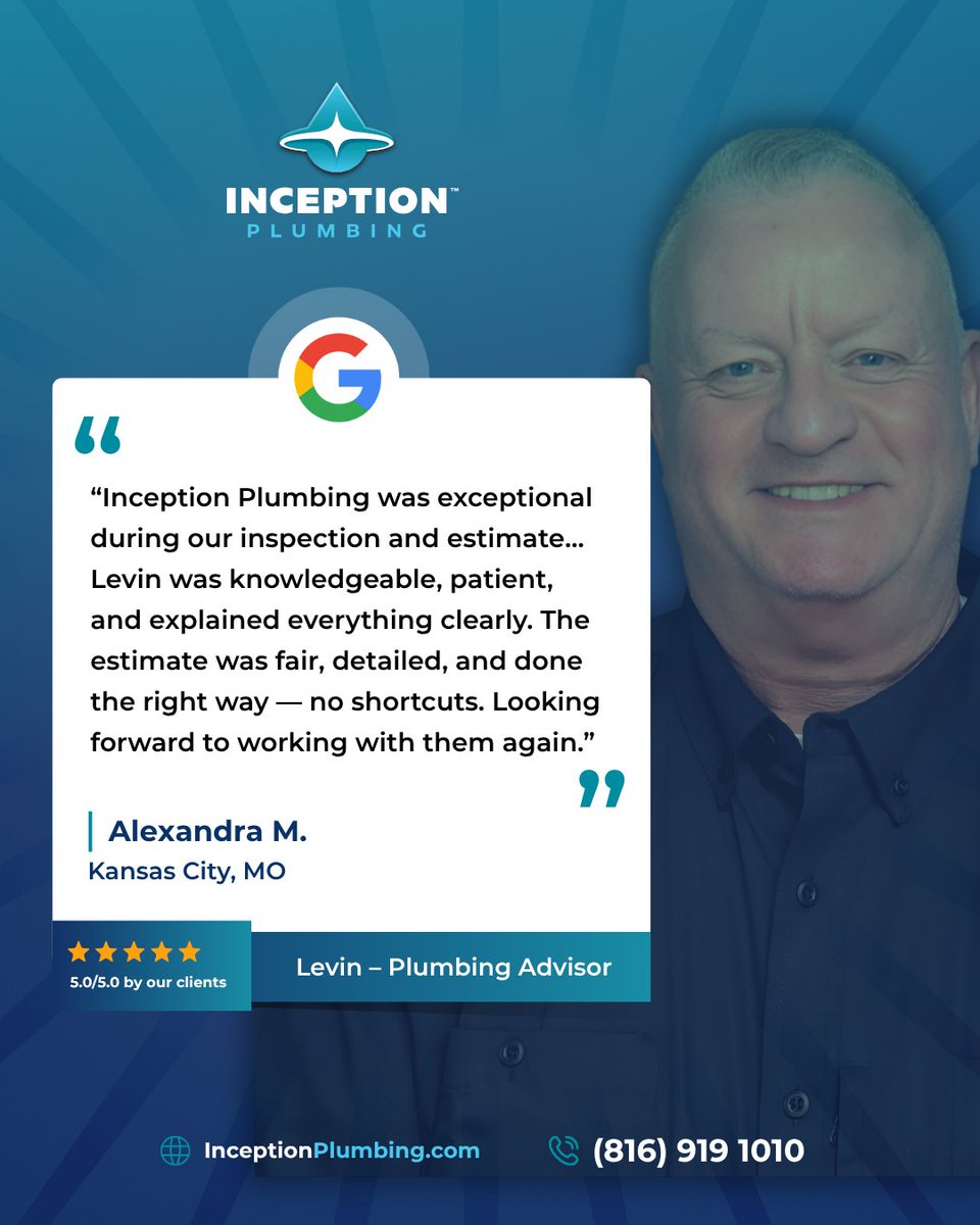 Inceplumb's tweet photo. 👍 Sump pump system checked and inspected.

Levin reviewed the sump system and additional plumbing concerns with clear, honest guidance.

⭐⭐⭐⭐⭐
“Knowledgeable… fair… no shortcuts.”
— Alexandra M., Kansas City, MO

👉 https://t.co/KLm0LBp3Wu
#SumpPump #KansasCity #Plumbing https://t.co/mo2lk3DXXG