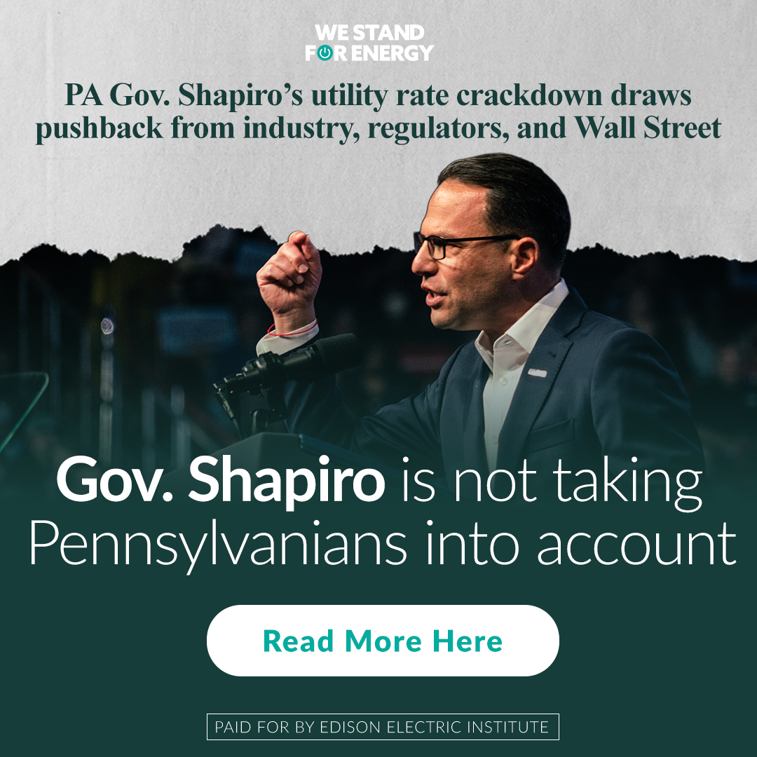 WeStand4Energy's tweet photo. Analysts warn that Gov. Shapiro’s actions “will likely increase the cost of capital”, not taking into account consequences for customers and setting a negative precedent for PA. https://t.co/Wu4zX0q7cJ