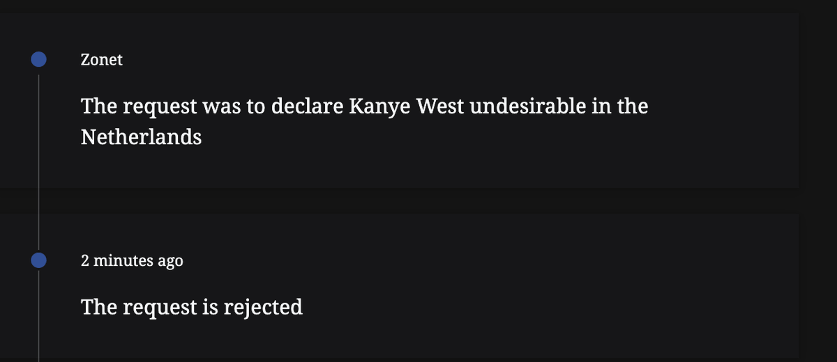 GoodAssSub's tweet photo. The request to ban Ye from the Netherlands has been rejected and thrown out of court

The show will go on https://t.co/M5eF5aKMC5