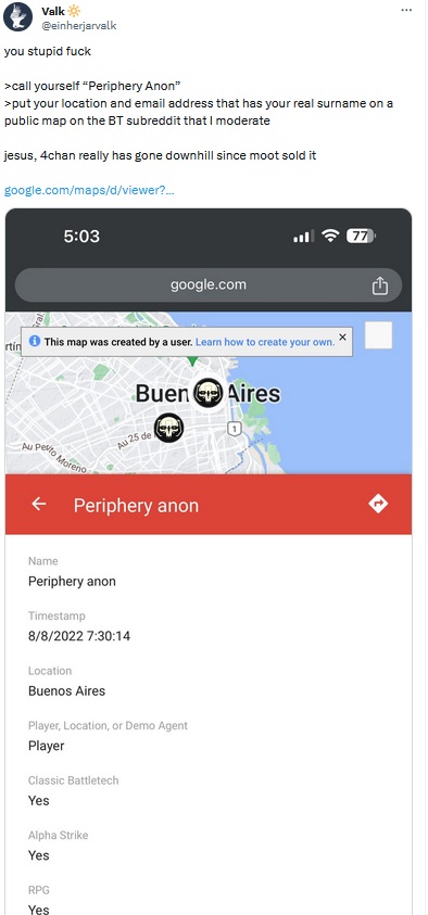 Periphery_Anon's tweet photo. @cwolf20 @Drakon_Fire286 "Robin" Briseño. The guy tried to doxx me and sadly the friend from who it took this nicknamed got doxxed. He is one of the subreddit mods, and part of a small group of subreddit mods and new CGL authors. https://t.co/SOoiE4SPpM