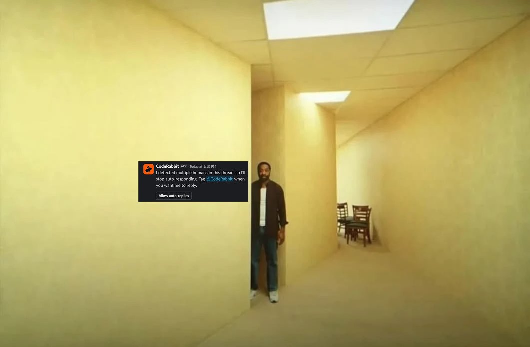 coderabbitai's tweet photo. CodeRabbit Agent when the humans start arguing in a thread. https://t.co/UtsNXmbyIq