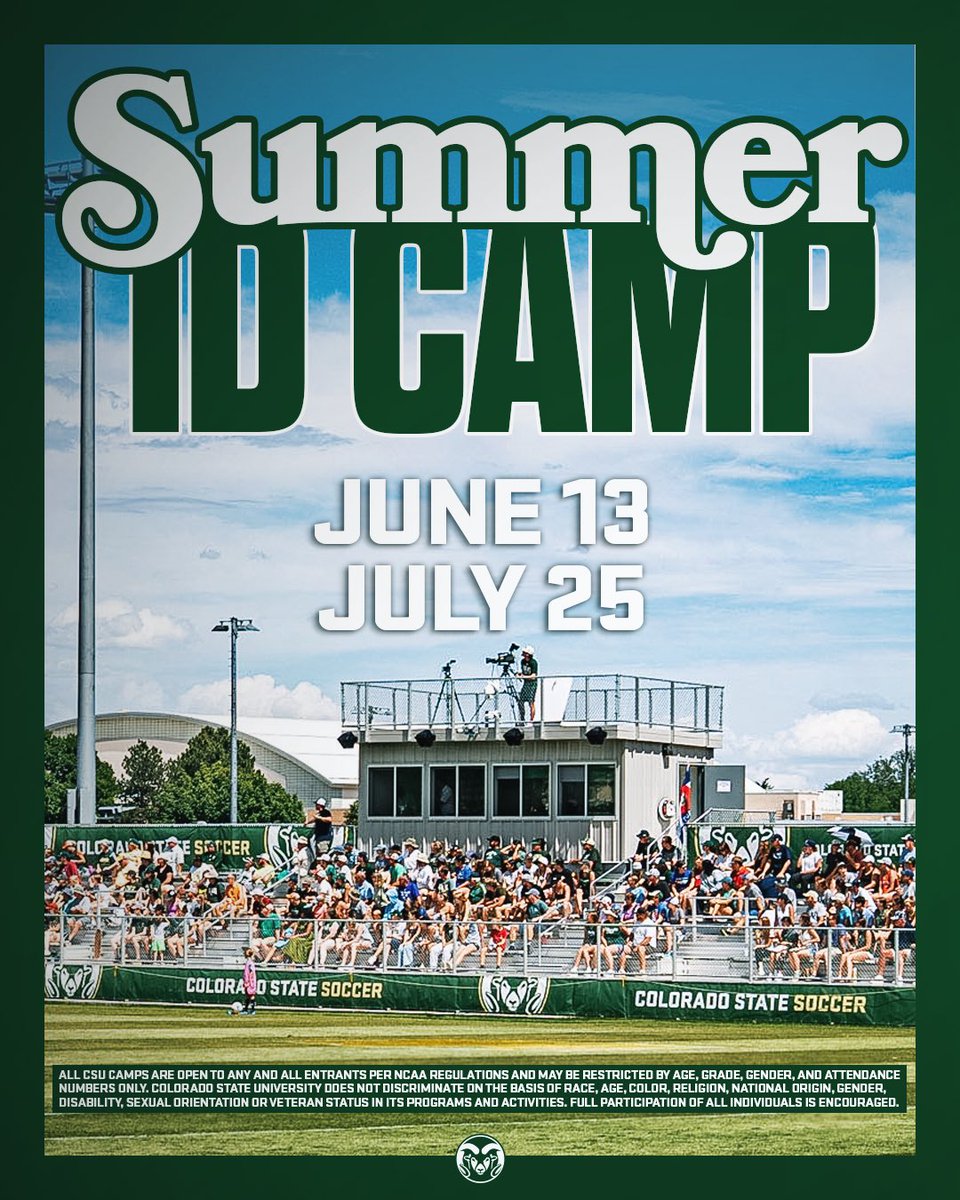 CSUFutbol's tweet photo. There is still time to sign up!

Register here: https://t.co/nuS5sOtBC3

#Relentless x #CSURams https://t.co/gUTHSBcOli