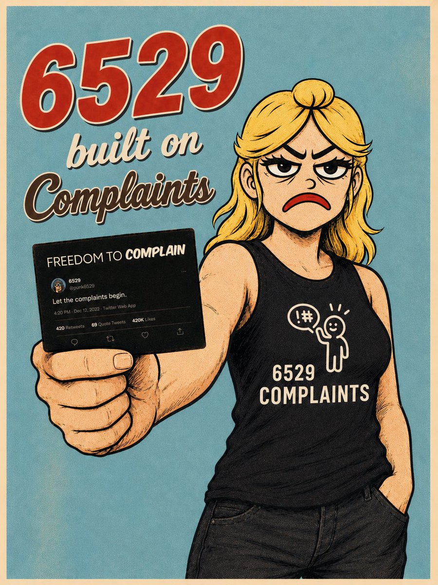 aRegularDad's tweet photo. 6529: Built on @6529complaints 

@BoredJosei @MajorKaren6529 https://t.co/ZZWylP2e4Y