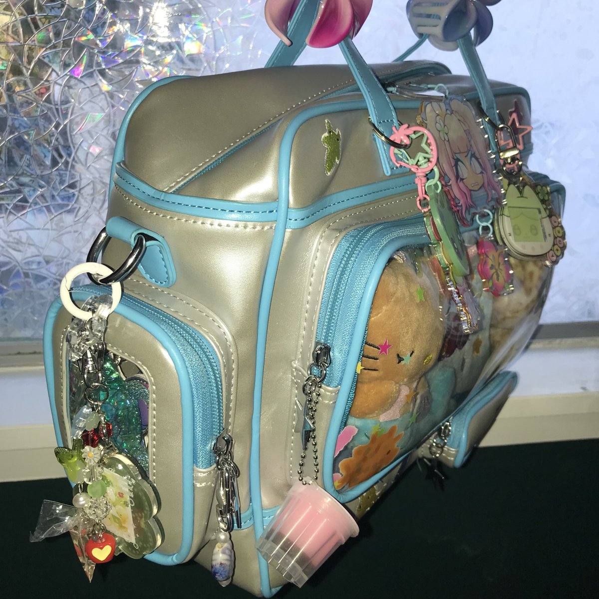 thetikore's tweet photo. Bag update 🍡🐠🍀⛲️

(DW my lovely ladies have all been relocated back into their original homes 💗) https://t.co/GuYidStbz2