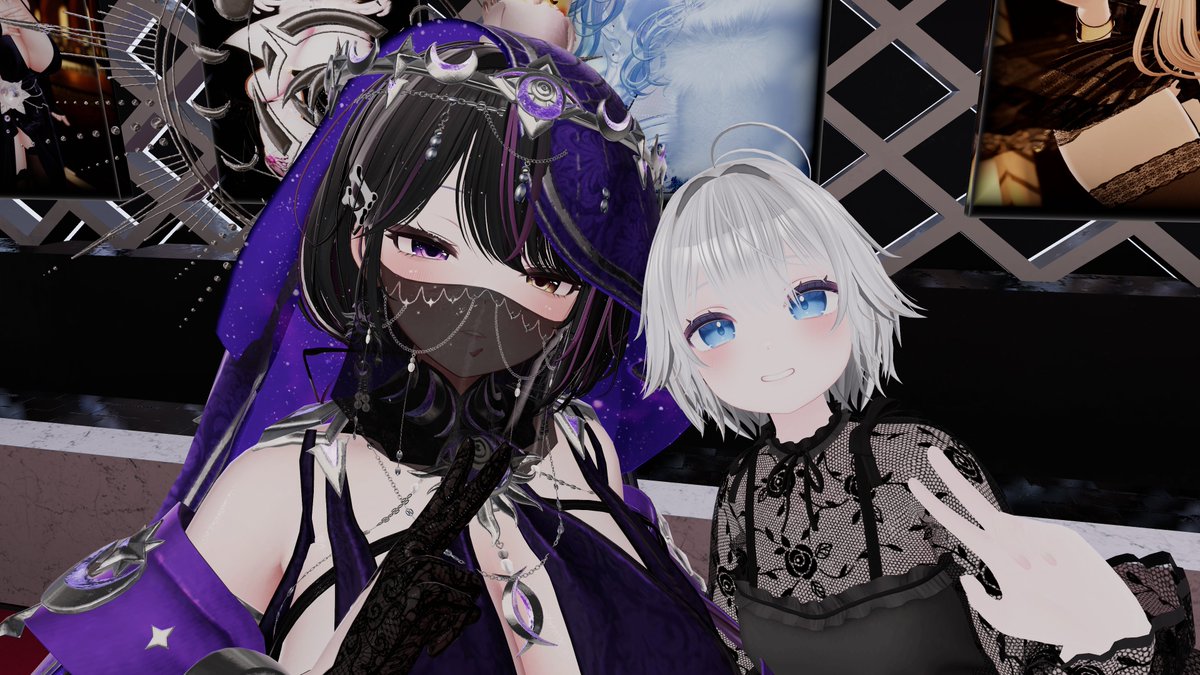 yakin_ake's tweet photo. ボーイさんとオーナーさんとも写真撮らせていただきました
#SecretDreamVRC
#VRChat https://t.co/xomMwScBnf