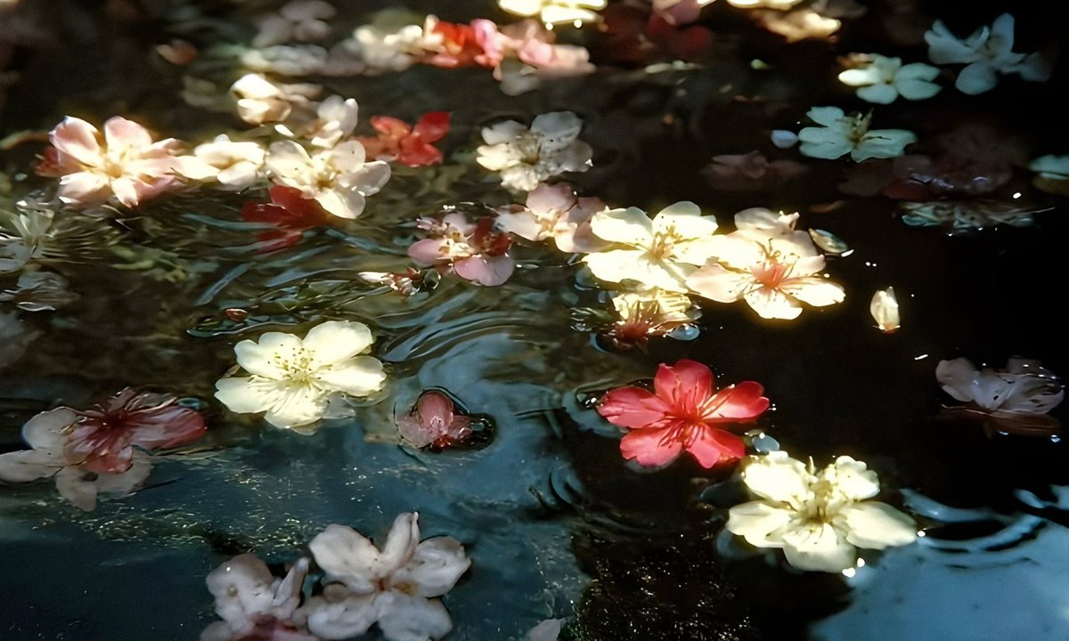 huariqueje's tweet photo. drifting flowers 🌸 https://t.co/eNRBNLTjvM