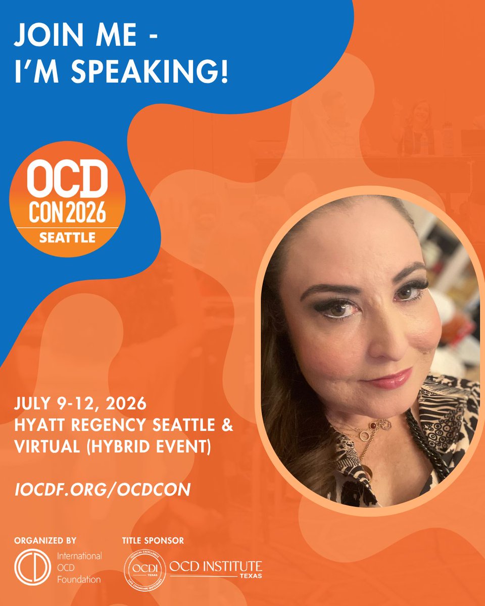 PickingMeFdn's tweet photo. See you at @iocdf's #OCDcon 2026, July 9 - 12, in Seattle?!

Our CEO @laurenmckeaney will be speaking at three sessions, sharing her wisdom and strategies on #SkinPickingDisorder and BFRB's through lived-experience. https://t.co/D7lCdeR7nR