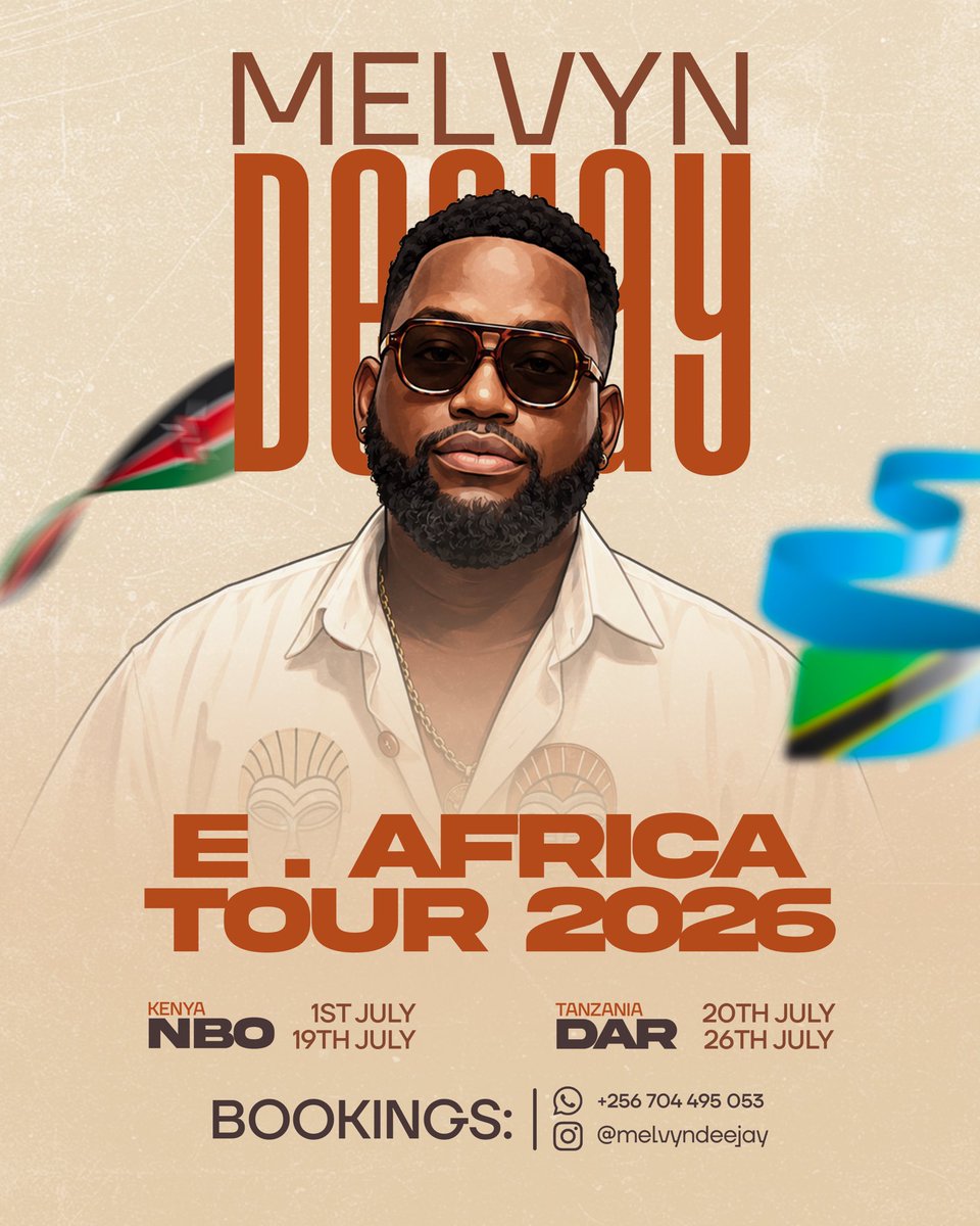 melvyndeejay's tweet photo. We’re back up! 

Spread the word, This July NBO 🇰🇪 &amp; DAR 🇹🇿 we’re live baby💯💯🕺🏽🕺🏽🪩🪩

#EAfricaTour26 https://t.co/qk1IaooOLx