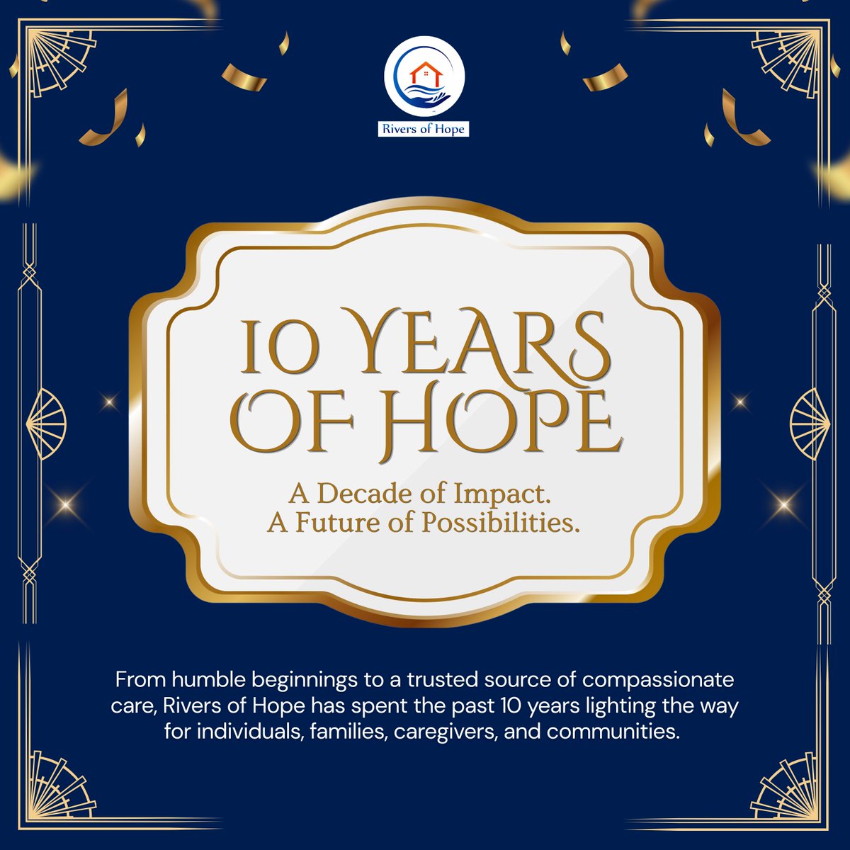 RiversofHope1's tweet photo. For 10 years, Rivers of Hope has been lighting the way through compassionate, person-centered care. 💙

Join us as we celebrate a decade of impact at our 10-Year Anniversary Caregiver Appreciation Gala!

🎟 Tickets:
https://t.co/D941i86O0R
🤝 Sponsorships:
https://t.co/mfOgkRknW4 https://t.co/uVWaKyRBDT
