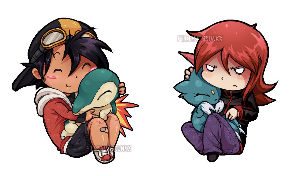 FILTHY_SKUNKX's tweet photo. Repost cyndaquil was about to die anyways #preciousmetalshipping i love these gays! #pokespe https://t.co/vFJWIHZCtj