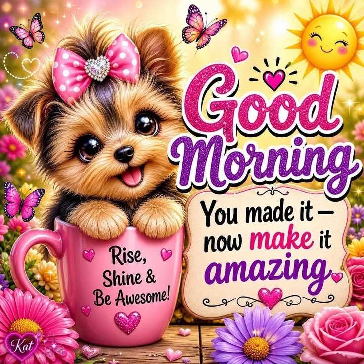 vero29lp's tweet photo. Cada mañana es un nuevo comienzo para brillar al máximo y hacer que sea increíble. / Every morning is a fresh start to shine your brightest and make it amazing. ✨
#GoodMorning
 #PositiveVibes 
#BuenosDias https://t.co/MIhQ2lhb2j