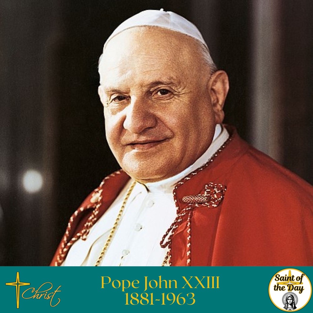 clcrva's tweet photo. Saint of the day. 
Today we commemorate Pope John XXIII. 

https://t.co/7DxWrph7eQ https://t.co/4XAfbAvKEM
