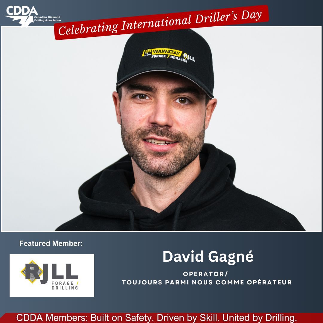 CDDA_ON's tweet photo. To mark International Driller’s Day June 3, 2026, we were pleased to receive the following message from Réal Lemoine, Vice-President, Operations and Partner, Forage RJLL Drilling. 

See Full Message in English and French: https://t.co/pFKGoIv2KX https://t.co/aLUz6y1FzN