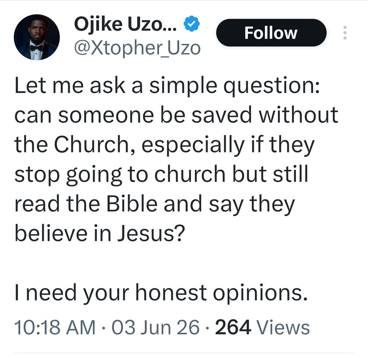 RisingDisciples's tweet photo. @naccarato_pat, the Church cannot save anyone, but neither can reading the Bible or saying you believe in Jesus.

Do you believe HIM? Have you entrusted yourself to Him? Do you seek His face, His will, and His ways? Are you in Him and is He in you?

Those are the real questions. https://t.co/5KexByJeoX
