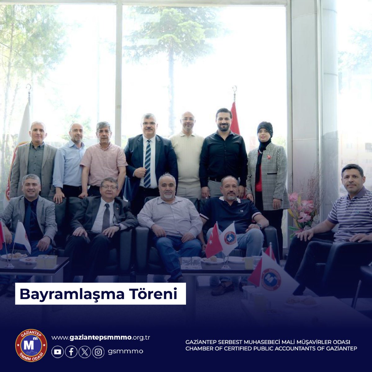 Gsmmmo's tweet photo. Gaziantep Serbest Muhasebeci Mali Müşavirler Odamızda, Kurban Bayramı dolayısıyla geleneksel bayramlaşma törenimiz gerçekleştirildi. https://t.co/6NngdZTszU