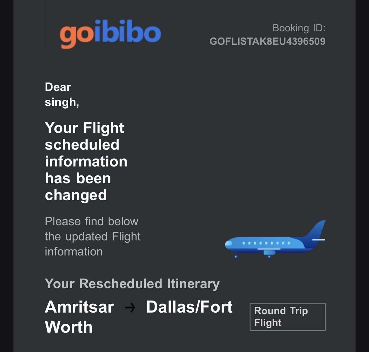 karan009007's tweet photo. @GoibiboSupport https://t.co/BM04mzxHqt