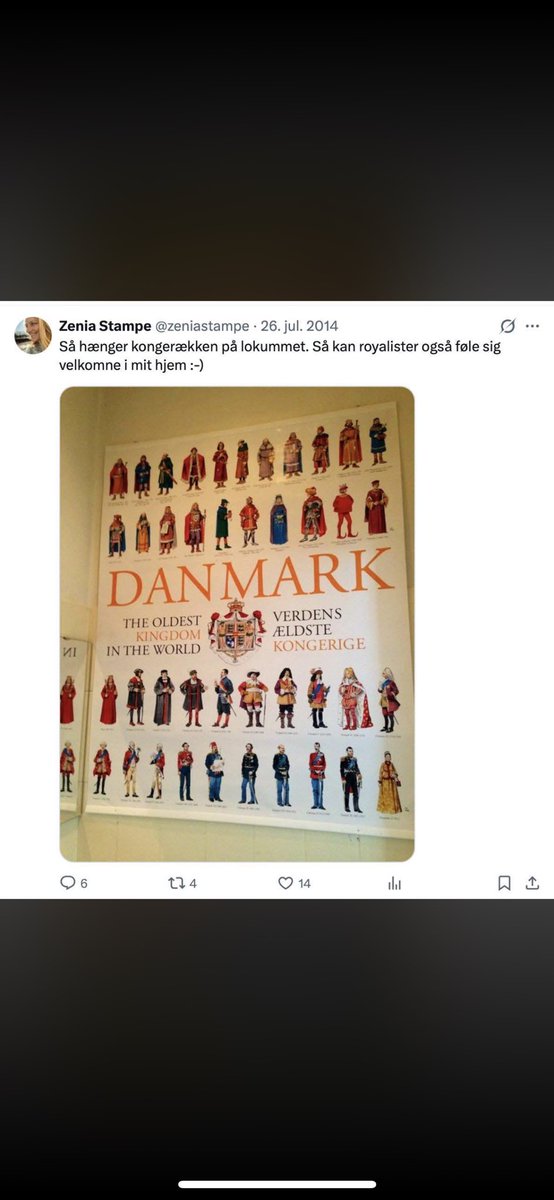 RommeRubech's tweet photo. @JacobELJ16 @stojberg Og kongehushaderen i kulturministeriet: https://t.co/S7T3DeQApr
