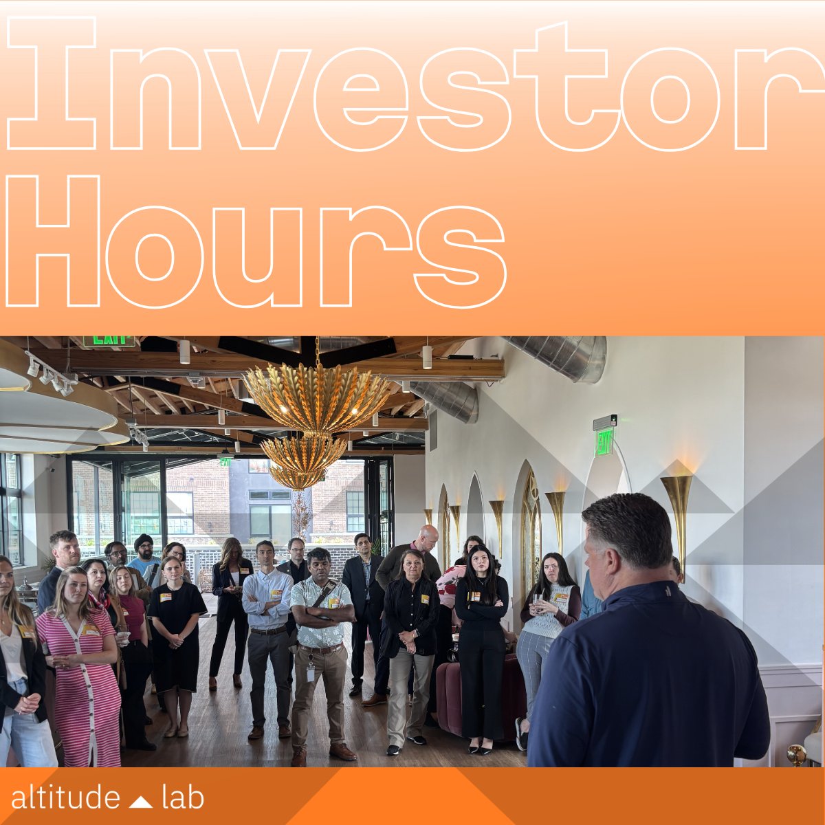 AltitudeLab's tweet photo. Altitude Lab's Investor Hours runs every week.
Early-stage startups. One-on-one meetings. Leading capital from across the country.

Last month: @LabCorp Ventures, @PCAngelNet , @thisishcvc , Myeloma investment fund.

Built into the program.
 https://t.co/rytkd48zt0