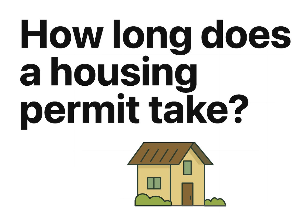 DaJet17's tweet photo. @TurboPermit analyzed thousands of City of Los Angeles permits to uncover actionable insights to streamline the process for residential builders. We’re sharing some of these insights because it’s surprisingly difficult to get a clear answer to the question: “How long does a housing permit actually take?”