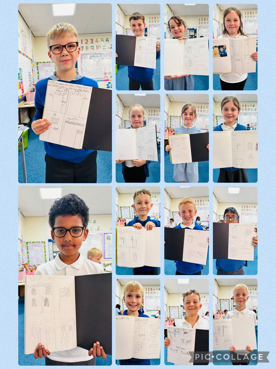 Keresforth_PS's tweet photo. Class Tiger investigated features of Castles, then sketched their favourite ones 🏰✍🏻🎨 https://t.co/MrJi1sqdvV