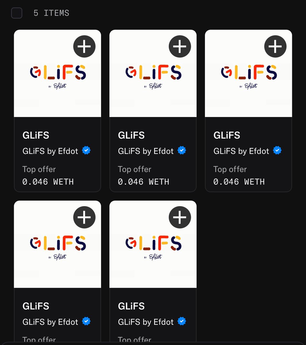 wsavas's tweet photo. Got my GLiFS 🙌

LFG @EfdotStudio https://t.co/ymaWtt9Ayv
