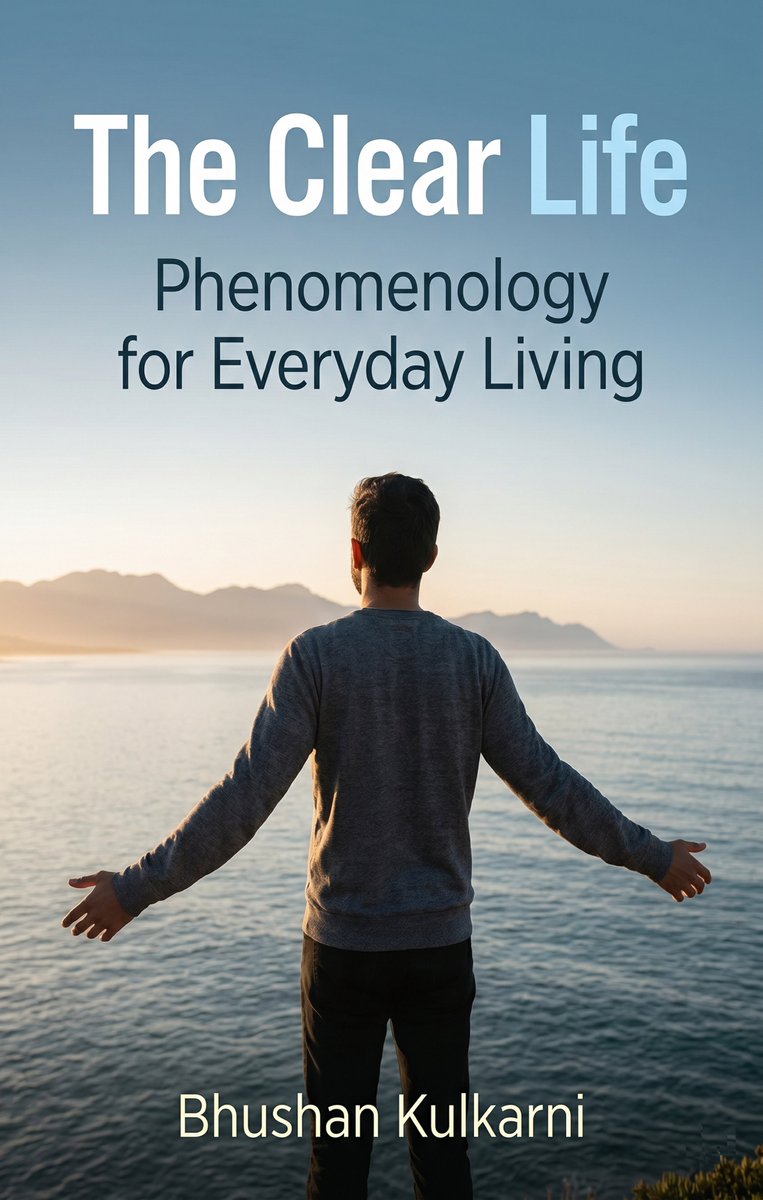 CubeChessVedicM's tweet photo. The Clear Life: Phenomenology for Everyday Living
– Book By Bhushan Kulkarni
Book Link (US)- https://t.co/JF7OzrKrEA
Book Link (India)- https://t.co/dFKG6pVmKI
Book Link (UK)- https://t.co/tMBcKqIpls
Amazon Authors Page - https://t.co/TWCUaULKGn https://t.co/BgjhycEoNV