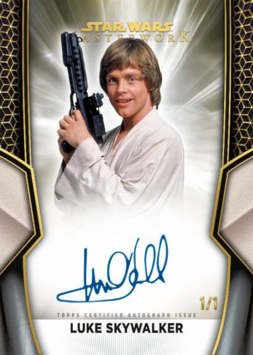 MikesStadiumSC's tweet photo. 2025 @Topps Star Wars Masterwork Cards Have Made it to Mike's :)

Cards per mini box: Hobby – 5
Mini boxes per box: Hobby – 4
Set size: 100 cards

In a master box:
Autographs – 2

#starwars 
#maythe4thbewithyou 
#MayTheForceBeWithYou 
#toppsstarwars 
#toppsstarwarstradingcards https://t.co/HlfoCCFpNE