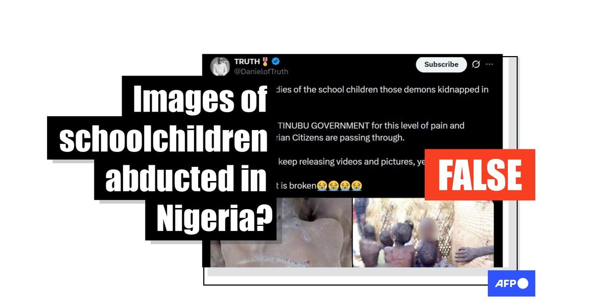 AFP Fact Check 🔎 tweet media