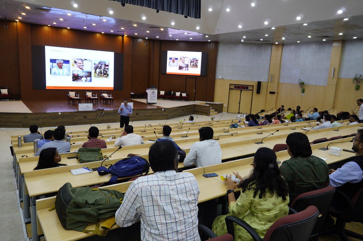 wii_india's tweet photo. Veterinary intervention in HWCM 

Post-lunch session 🐘 — Dr. Parag Nigam, Scientist-G, WII delivered a highly informative session on Veterinary Intervention in Human-Wildlife Conflict Management at MCT Phase-III (18) for IFS Officers.

He provided insights on the practical aspects of animal handling — covering different types of traps used for various species, and a detailed overview of chemical immobilisation protocols and drugs used for wildlife capture, along with the legal regulatory requirements governing their procurement, storage, transport, and use.

Importantly, officers were introduced to the right circumstances and established guidelines for animal euthanasia — a sensitive yet necessary aspect of conflict management that requires clear legal and ethical understanding. 

Dr. Nigam further walked the trainees through various darting equipment and techniques, and the "best practices for post-capture handling, monitoring, and transportation — ensuring both animal welfare and human safety are upheld at every step.

By combining technical knowledge, legal frameworks, and animal welfare considerations, the session strengthened the capacity of participants to make informed decisions during wildlife rescue, conflict response, and emergency management situations.

#AnimalCapture #WildlifeImmobilisation #HWCManagement #AnimalWelfare #WildlifeManagement #Darting #WII #MCT2026

@moefcc @wii_india @GobindsagarBha1 @EIACPIndia @wii_eiacp @IGNFA_GoI  @CentralIfs @CRamesh_WII @amarjeet_kaur10 @RuchiBadola2 @SACONCoimbatore @Kramesh95 @paragnigam09
