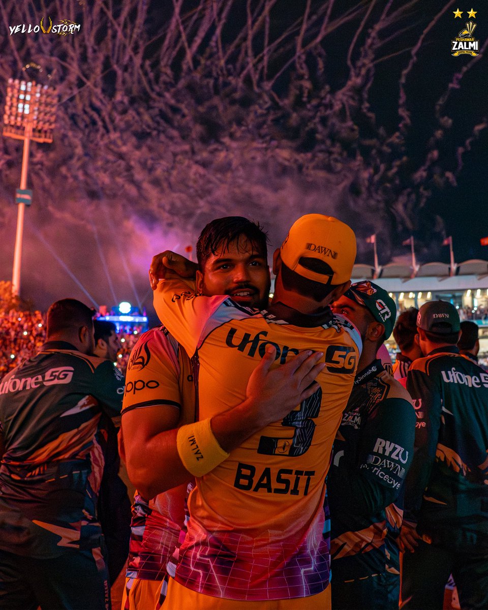 PeshawarZalmi's tweet photo. One month ago on this day, we lifted our 2nd #HBLPSL trophy 💛🏆

9 years of belief, passion and unforgettable memories led to one magical night.

This moment belongs to every member of the #YellowStorm who stood by us through every high and low and believed in the journey from day one.

#Zalmi #RiseofZalmi #HBLPSL11