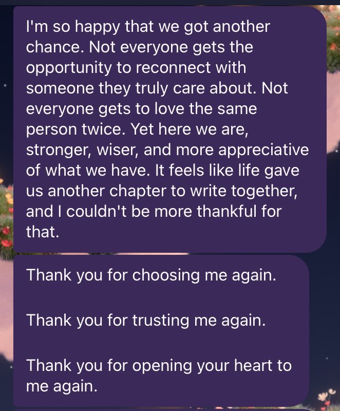 hazeleyesgrace's tweet photo. And I’m not lying 😛 SP broke up with me in 2024 btw, and now look at us. Worst circumstances? Doesn’t matter <3 https://t.co/O573QLovRF