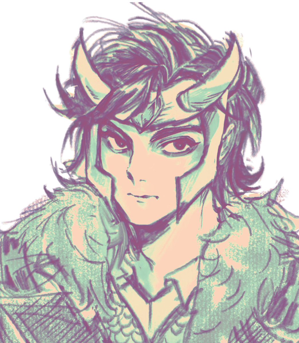 kan0vob's tweet photo. ただの落書きなので、気にしないでください……🐍⚡ https://t.co/Gh1kCbeBru