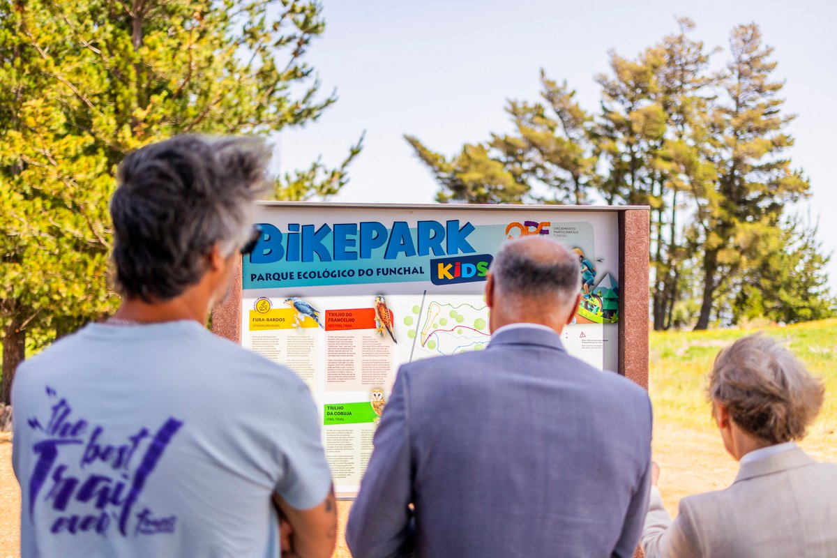 munfunchal's tweet photo. Semana do Ambiente:  CMF apresentou, no Parque Ecológico do Funchal,  BikePark  com quatro trilhos para o BTT  e de acesso gratuito https://t.co/Dlsd7dsK1N