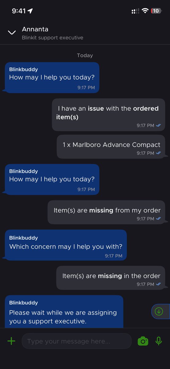 CameraMaN_____'s tweet photo. @letsblinkit Total fraud work by blinkit.

Because the package was sealed and I have been a loyal, long-time customer, I trusted the delivery and didn't open it immediately. However, an item was missing, and now customer service is indirectly implying that they will not resolve… https://t.co/5RzzA3noVJ