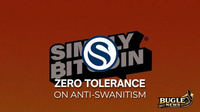 bitcoin_bugle's tweet photo. JUST IN: Cory Klippsten accuses Simply Bitcoin® of Anti-Swanitism. https://t.co/4dZmQ0fOVI