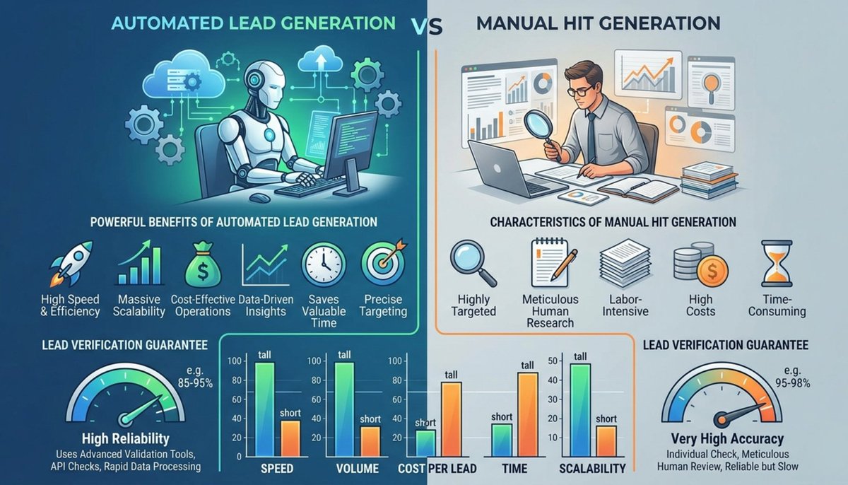 Rowshan5878's tweet photo. Automated Lead Gen wins in speed &amp; scale over manual! 🚀 Scale your biz fast. #LeadGen https://t.co/SrgtnOnWb7