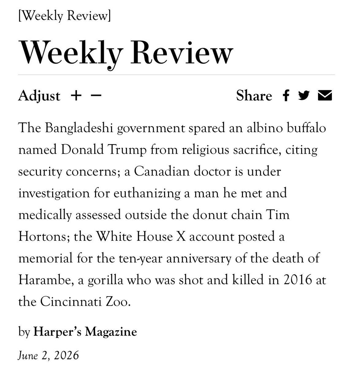 DrewBasile45's tweet photo. Some of my finest work in Harper’s Weekly Review today. https://t.co/l25vlWUB3k https://t.co/ugbuhF1sVR