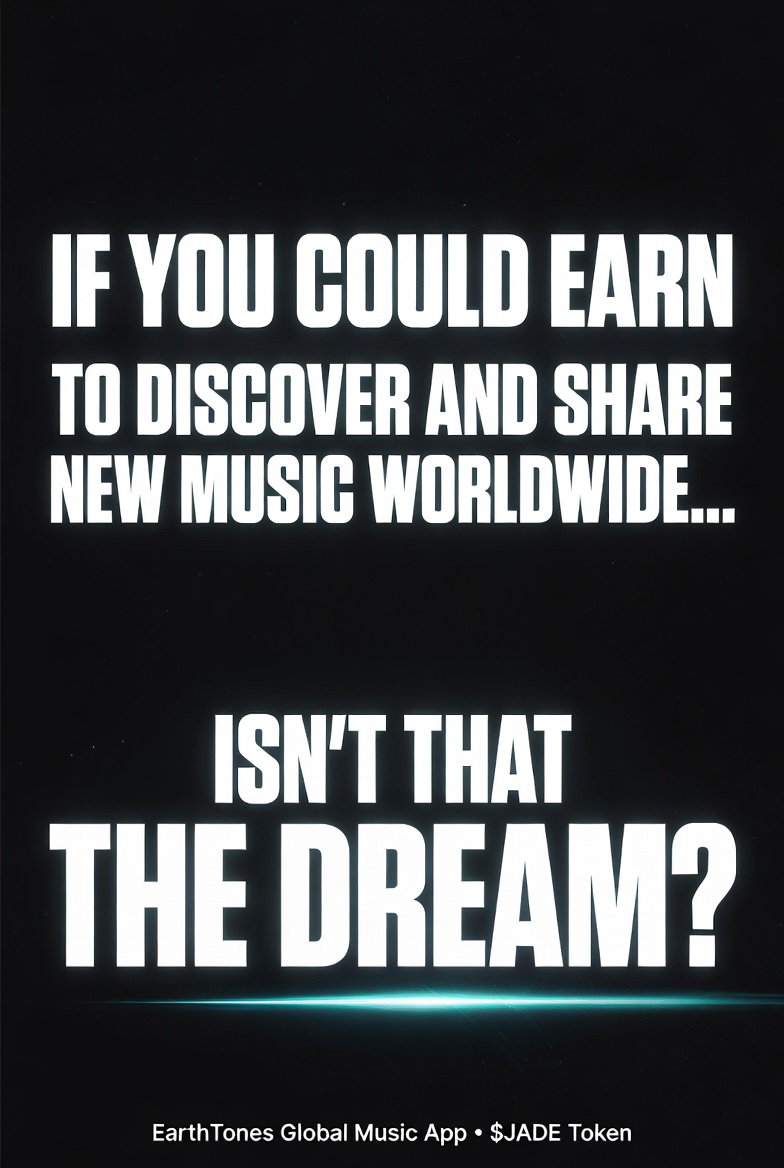 EarthtonesApp's tweet photo. THE DREAM IS ABOUT TO BE REALITY !! 

@EarthtonesApp  @JadeToken     

Prepare to Share Worldwide!!  ⚡🌐🎸🪙 https://t.co/gs5vPVJM2O