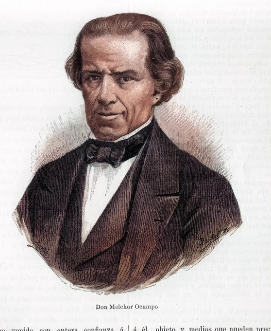 EnriqueKrauzeHE's tweet photo. #UnDíaComoHoy en 1861 fue asesinado Melchor Ocampo.

De Siglo de caudillos (1996), de @EnriqueKrauze:  

"Tenía cincuenta y siete años y estaba satisfecho. Pero ¿qué hacía en Pateo? Buscar la muerte. A fines de mayo de 1861, una partida de hombres a caballo llega a su hacienda... https://t.co/shfKC2Jlc3