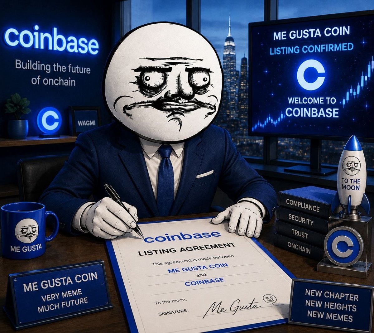 MEGUSTAOG's tweet photo. $MEGUSTA

@coinbase 

Who will frontrun The OG coin launched by @a1lon9 https://t.co/UvcDnKeYbL
