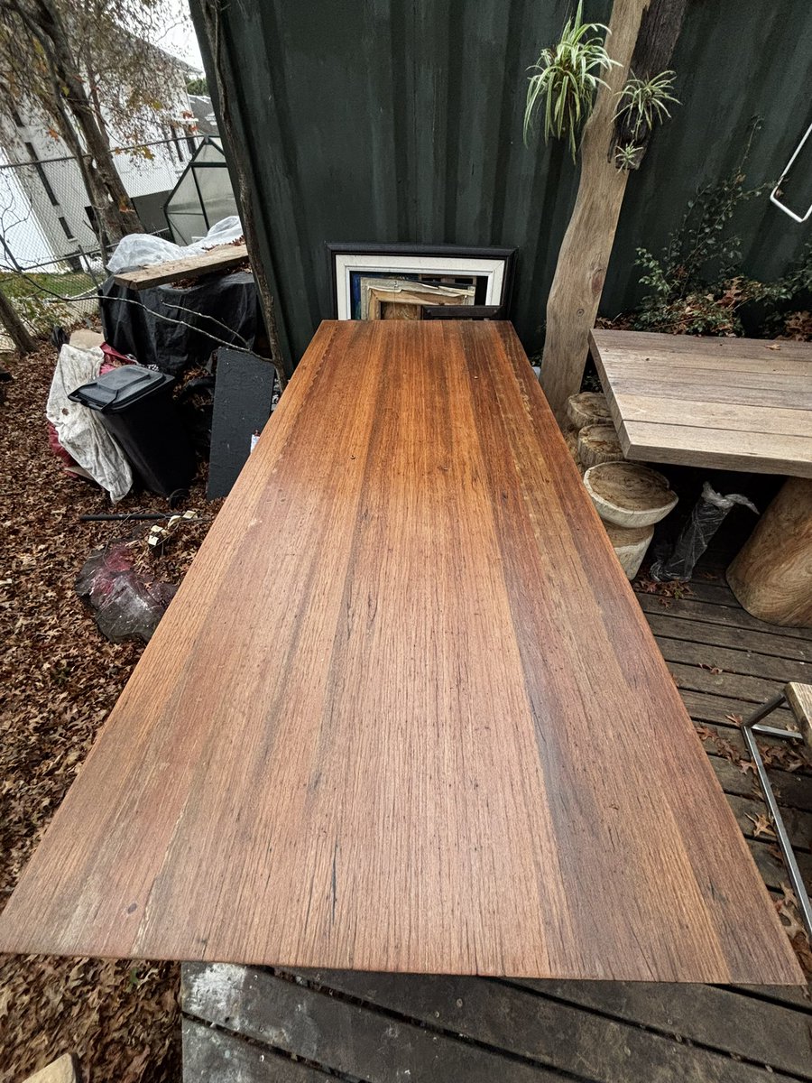 ConeyTimbers's tweet photo. 10
Seater outdoor recycled shipwreck table in Balau. 2.6m x 1.1m on steel legs. https://t.co/f5LQoexcqk https://t.co/RwvAxPem5b