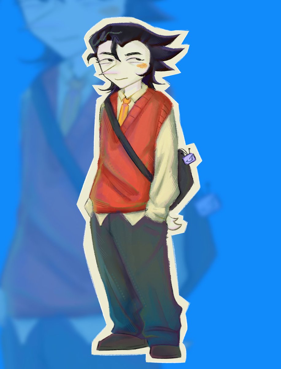 silly_angels's tweet photo. art study (?) idk what this is brah 
#spamton #deltarune https://t.co/BqmG8SBqWw