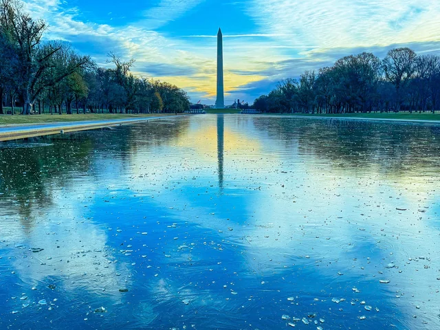 ExtantBuffalo's tweet photo. @Truegreta It's a much darker blue than you the pic you are showing  and will reflect much better than the sludge filled sewer Democrats made of it. https://t.co/XdMil0MDBe