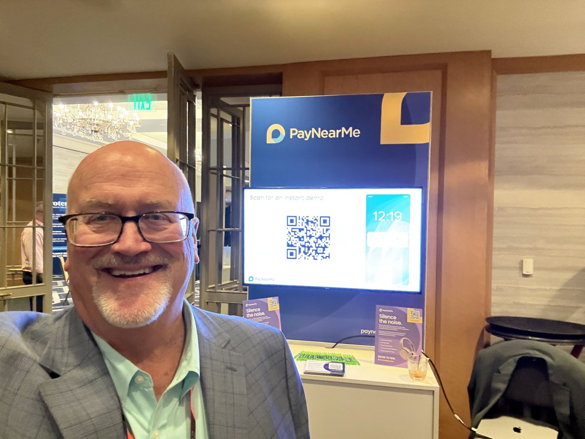 PayNearMe's tweet photo. One of the best parts of industry events? Spending time with the people moving our industry forward.

We're enjoying another great day at #NAF2026. If you're attending, stop by kiosk #28 and say hello to the PayNearMe team! 👋 https://t.co/ASMXYCXyWl