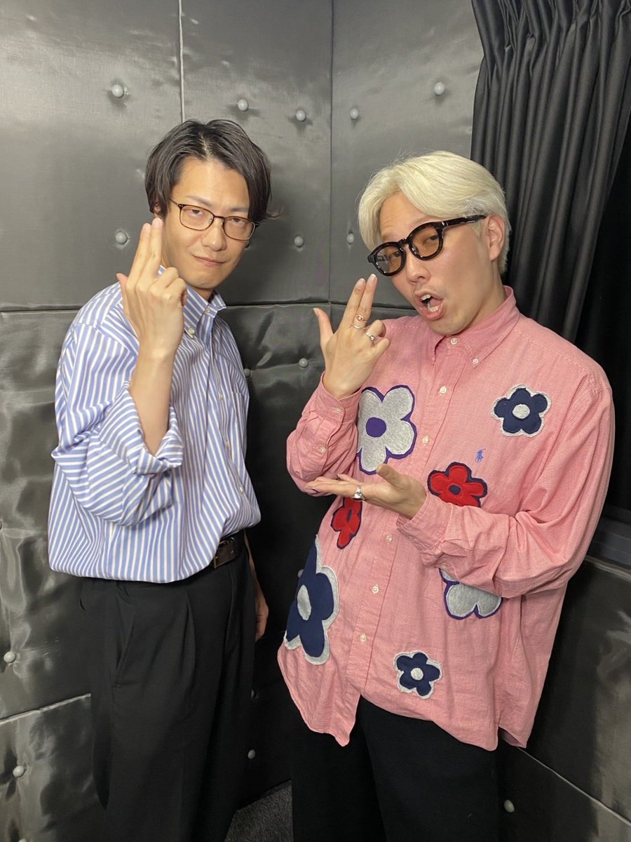 sakurabashiwed's tweet photo. #Denサクラバシ919 スペシャルウィークありがとうございました！

#こたけ正義感 をゲストに
同期トーク、新フィールド開拓、
リスナーの法律の悩みにも寄り添っていただきました。
ありがとうございました！

アーカイブこちら↓
ﾐｸﾁｬ: https://t.co/DeY96i5NVs
radiko: https://t.co/I6KmgutdOD https://t.co/F2vPGvNaAL